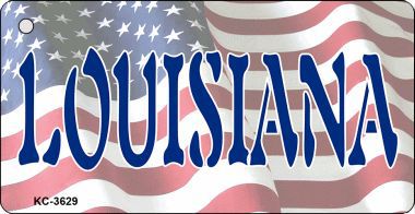 KC-3629 Louisiana Novelty Key Chain