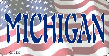 KC-3633 Michigan Novelty Key Chain