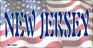 KC-3641 New Jersey Novelty Key Chain