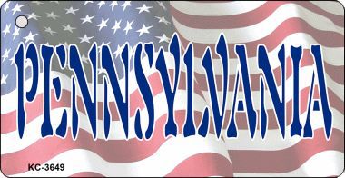 KC-3649 Pennsylvania Novelty Key Chain