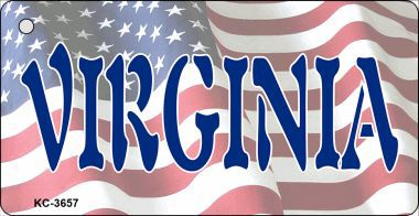KC-3657 Virginia Novelty Key Chain