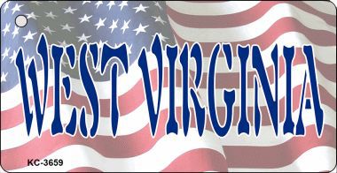 KC-3659 West Virginia Novelty Key Chain