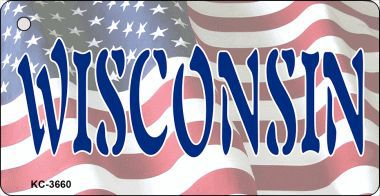 KC-3660 Wisconsin Novelty Key Chain