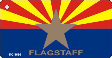 KC-3696 Flagstaff Arizona State Flag Novelty Key Chain
