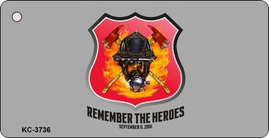 KC-3736 Remember The Hereos Novelty Key Chain