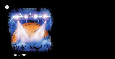 KC-3785 Basketball Game OffSet Novelty Key Chain