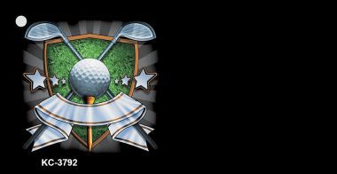 KC-3792 Golf Banner OffSet Novelty Key Chain