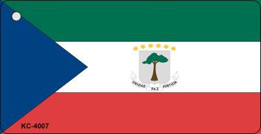 KC-4007 Equatorial Flag Novelty Key Chain