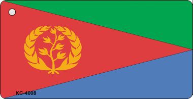 KC-4008 Eritrea Flag Novelty Key Chain