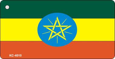 KC-4010 Ethiopia Flag Novelty Key Chain