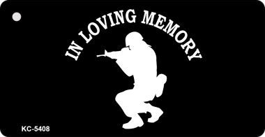 KC-5408 Loving Memory Squatting Novelty Key Chain