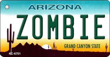 KC-6701 Zombies Arizona Novelty Key Chain