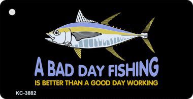 KC-3882 Bad Day Fishing Novelty Key Chain