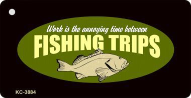 KC-3884 Fishing Trips Novelty Key Chain