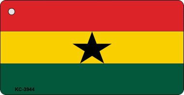 KC-3944 Ghana Flag Novelty Key Chain