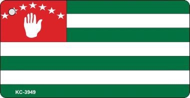 KC-3949 Abkhazia Flag Novelty Key Chain