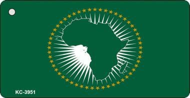 KC-3951 African Union Flag Novelty Key Chain