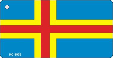 KC-3952 Aland Flag Novelty Key Chain