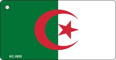 KC-3955 Algeria Flag Novelty Key Chain