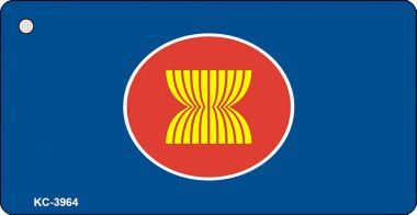 KC-3964 Asean Flag Novelty Key Chain