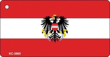 KC-3965 Austria Flag Novelty Key Chain