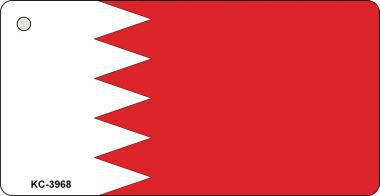 KC-3968 Bahrain Flag Novelty Key Chain