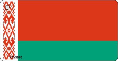 KC-3970 Belarus Flag Novelty Key Chain