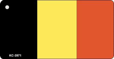 KC-3971 Belgium Flag Novelty Key Chain