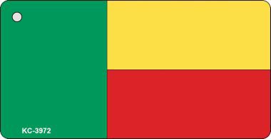 KC-3972 Benin Flag Novelty Key Chain