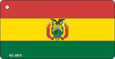 KC-3975 Bolivia Flag Novelty Key Chain
