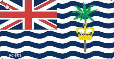 KC-3978 British Indian Ocean Flag Novelty Key Chain