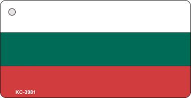 KC-3981 Bulgaria Flag Novelty Key Chain