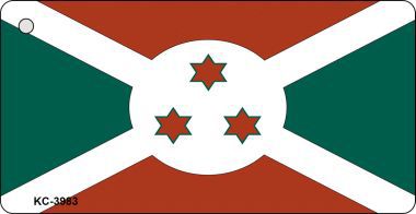 KC-3983 Burundi Flag Novelty Key Chain