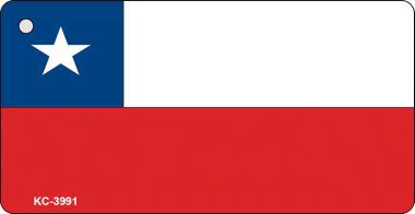 KC-3991 Chile Flag Novelty Key Chain
