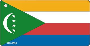 KC-3993 Comoros Flag Novelty Key Chain