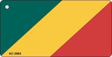 KC-3994 Congo Flag Novelty Key Chain