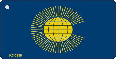 KC-3996 Commonwealth Flag Novelty Key Chain