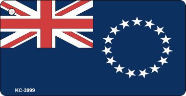 KC-3999 Cook Island Flag Novelty Key Chain