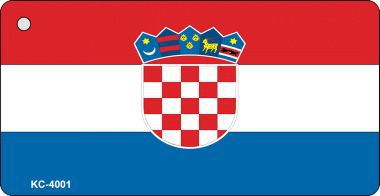 KC-4001 Croatia Flag Novelty Key Chain