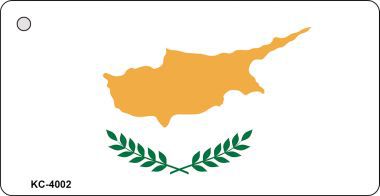 KC-4002 Cyprus Flag Novelty Key Chain