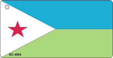KC-4003 Djibouti Flag Novelty Key Chain