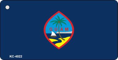 KC-4022 Guam Flag Novelty Key Chain