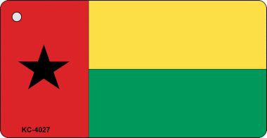 KC-4027 Guinea-Bissau Flag Novelty Key Chain