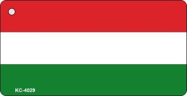 KC-4029 Hungary Flag Novelty Key Chain