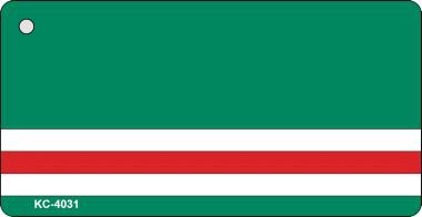KC-4031 Ichkeria Flag Novelty Key Chain