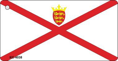 KC-4038 Jersey Flag Novelty Key Chain