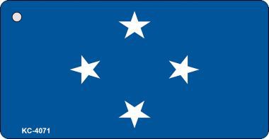 KC-4071 Micronesia Flag Novelty Key Chain