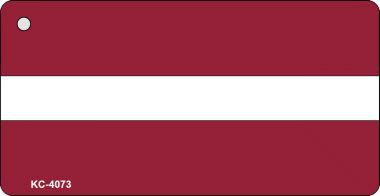 KC-4073 Latvia Flag Novelty Key Chain