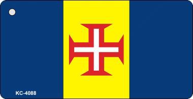 KC-4088 Madeira Flag Novelty Key Chain