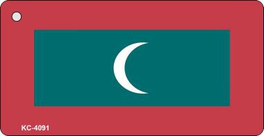 KC-4091 Maldives Flag Novelty Key Chain